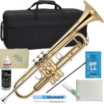 J Michael Jマイケル 3年保証サポート TR-200 トランペット ラッカー ゴールド 管楽器 B♭ Trumpet gold セットT　北海道 沖縄 離島不可 代引不可 同梱不可