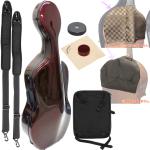 Carbon Mac カーボンマック CFC-3 WRD チェロ ケース ワインレッド ハードケース 4/4 リュック cello cases wine red セット D　北海道 沖縄 離島 代引き 同梱不可