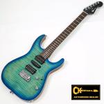 Charvel シャーベル MJ DK24 HSH 2PT W Mahogany with Flame Maple Caribbean Burst 国産 ディンキー エレキギター