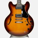 FgN フジゲン MSA-HP AS  国産 エレキギター セミアコ Antique Sunburst