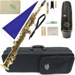 J Michael Jマイケル 3年保証 SP-650 ソプラノサックス ストレート デタッチャブル ラッカー soprano sax セルマーマウスピースセットP　北海道 沖縄 離島不可 代引き不可