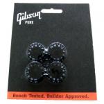 Gibson ギブソン PRSK-010: Speed Knobs - Black 4/Pkg