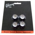 Gibson ギブソン PRMK-010: Top Hat Style - Black W/ Silver Metal Insert - 2 Volume / 2 Tone