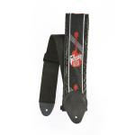 Gibson ギブソン ASGG-700: Woven Style 3" Strap w/ Gibson Logo - Red 