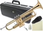 J Michael Jマイケル TR-200 トランペット 新品 アウトレット 管楽器 ゴールド B♭ Trumpet gold ミュート セット B　北海道不可 沖縄不可 離島不可 代引き不可 同梱不可