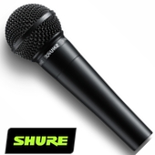 SHURE シュア SM58-BLK 本数限定モデル  SM58スペシャルブラックエディション ◆  ダイナミックマイク カーディオイド オンオフスイッチ無